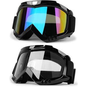 Motocross goggles set dirt bike ATV motorcycle riding offroad UV400 anti fog